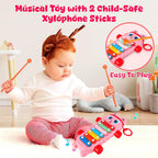 Mommers Xylophone Musical Educational Toy for Kid (1-3Year Old)