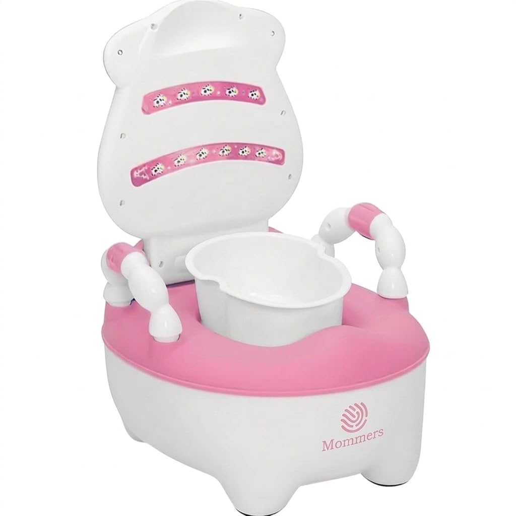 Mommers Baby Potty Training Seat with Backrest and Side Handles