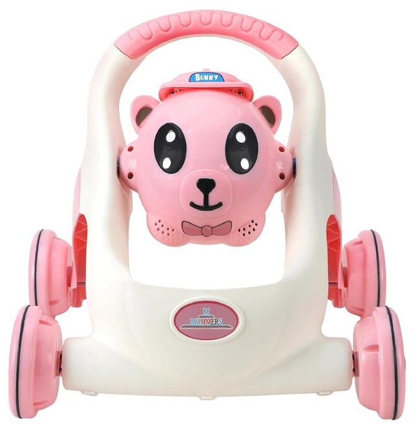 Mommers Baby Walker Musical Push Support with Wheels & Handle | Cute Design Activity Walker for Toddlers | Balanced Wheels Walker | Indoor Play (Copy)