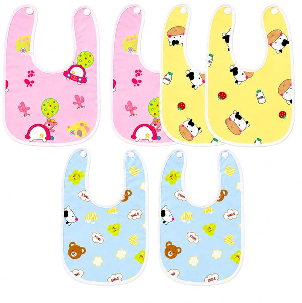 Mommers Waterproof Bibs for Baby | Feeding Bibs for 0–9 Months