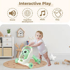 Mommers Baby Walker Musical Push Support with Wheels & Handle | Cute Design Activity Walker for Toddlers | Balanced Wheels Walker | Indoor Play (Copy) (Copy)