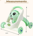 Mommers Baby Walker Musical Push Support with Wheels & Handle | Cute Design Activity Walker for Toddlers | Balanced Wheels Walker | Indoor Play (Copy) (Copy)