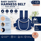 Mommers Baby Safety Belt for 2 Wheeler | Adjustable Harness for Bike and Scooter