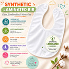 Mommers Waterproof Bibs for Baby | Feeding Bibs for 0–9 Months