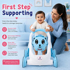 Mommers Baby Walker Musical Push Support with Wheels & Handle | Cute Design Activity Walker for Toddlers | Balanced Wheels Walker | Indoor Play