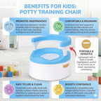 Mommers Panda Baby Potty Training Seat with Removable Grips | Sturdy & Durable Toddler Seat for Independent Boys and Girls
